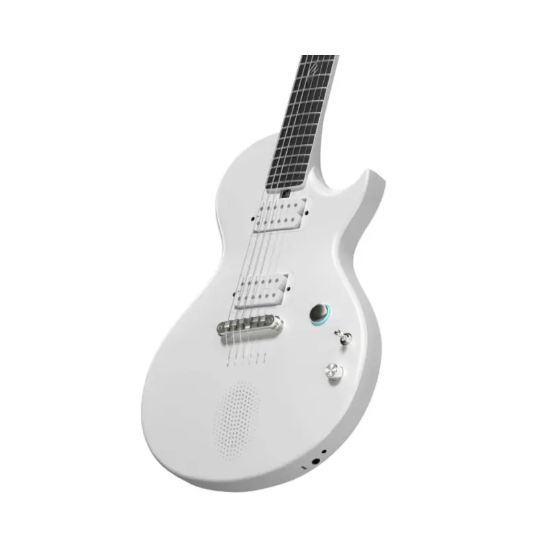 Enya Nova Go Sonic Smart Carbon Fiber Electric Guitar - White - Image 5