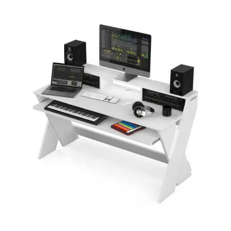 Glorious Sound Desk Pro Professional Studio Workstation - White