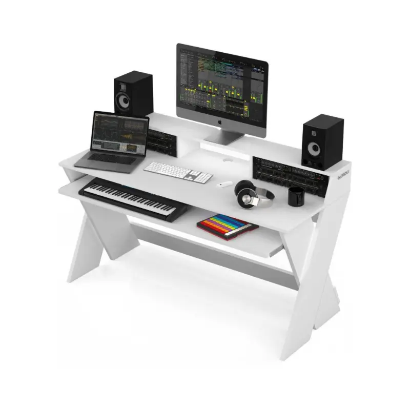Glorious Sound Desk Pro Professional Studio Workstation - White