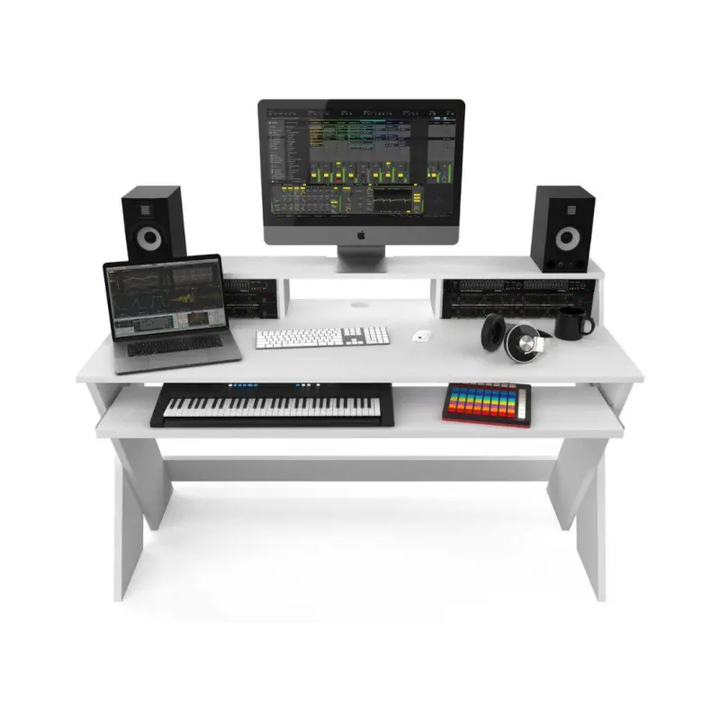 Glorious Sound Desk Pro Professional Studio Workstation - White - Image 2