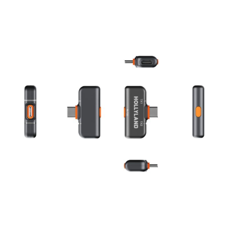 Hollyland Lark M2S Combo Wireless Microphone System - Black - Image 3