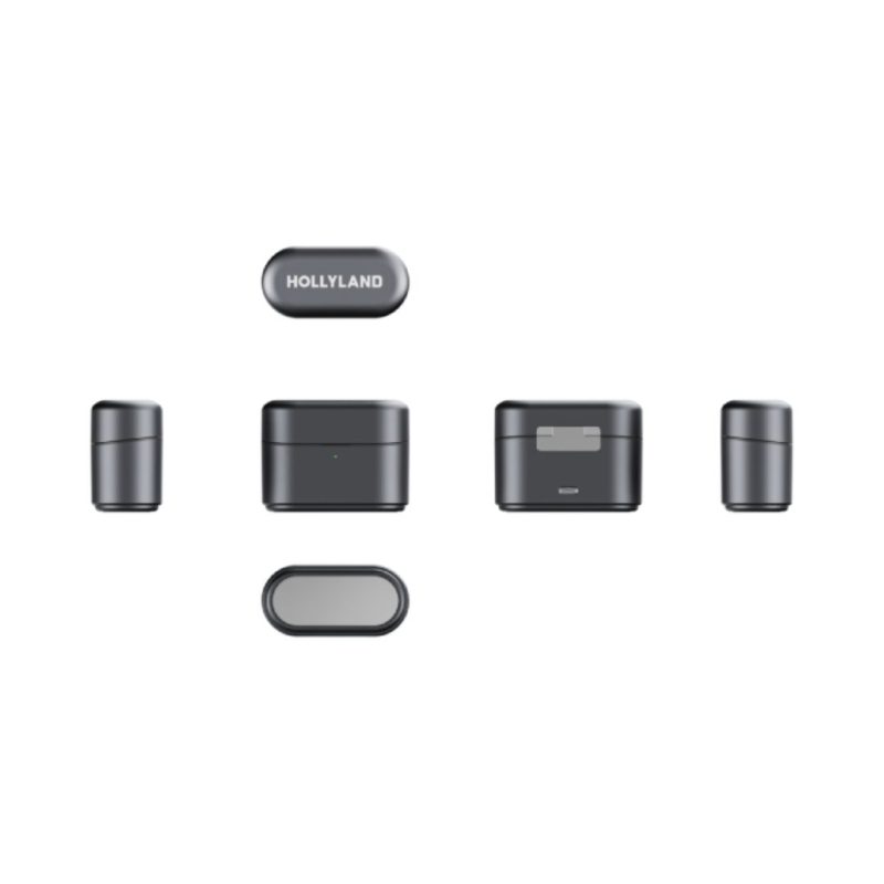 Hollyland Lark M2S Combo Wireless Microphone System - Black - Image 5