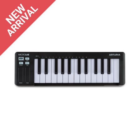 Arturia MicroLab MK3 Universal MIDI Keyboard Controller - Black
