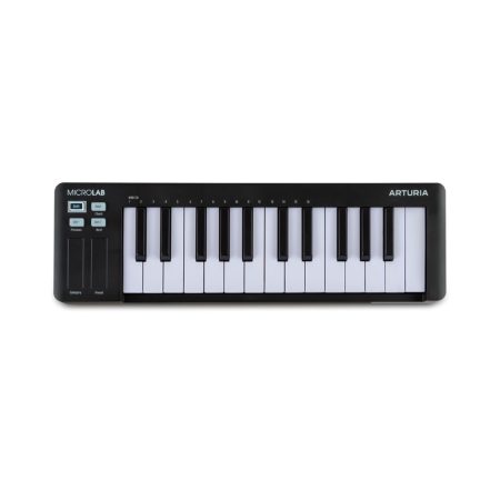 Arturia MicroLab MK3 Universal MIDI Keyboard Controller - Black