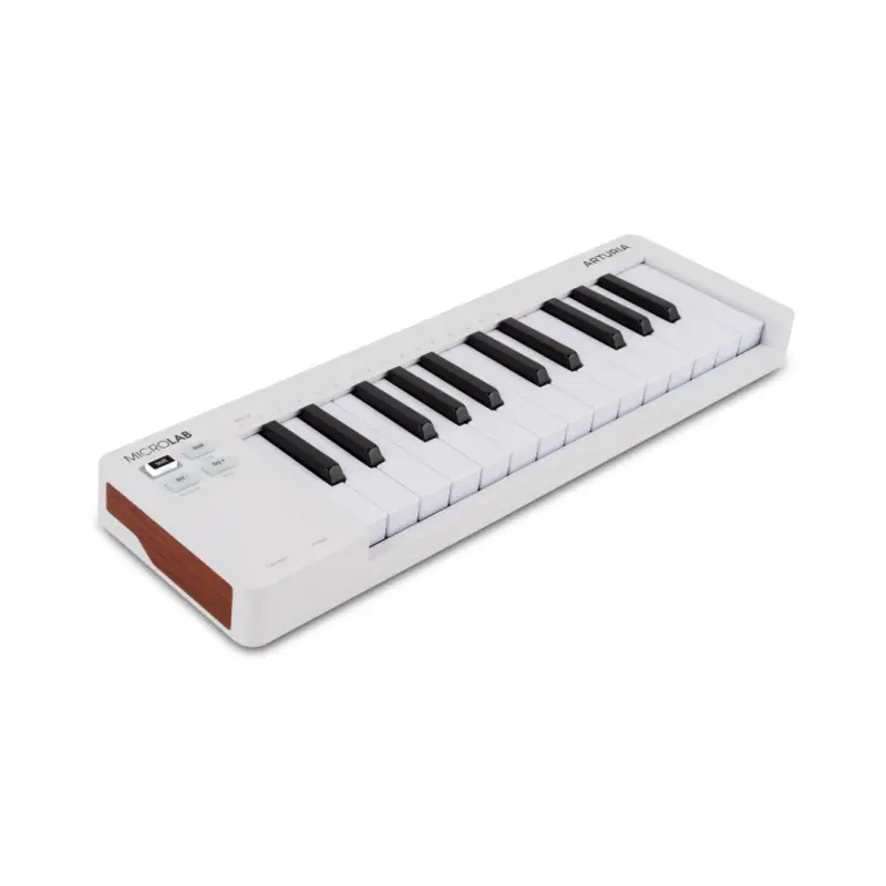 Arturia MicroLab MK3 Universal MIDI Keyboard Controller - White - Image 3