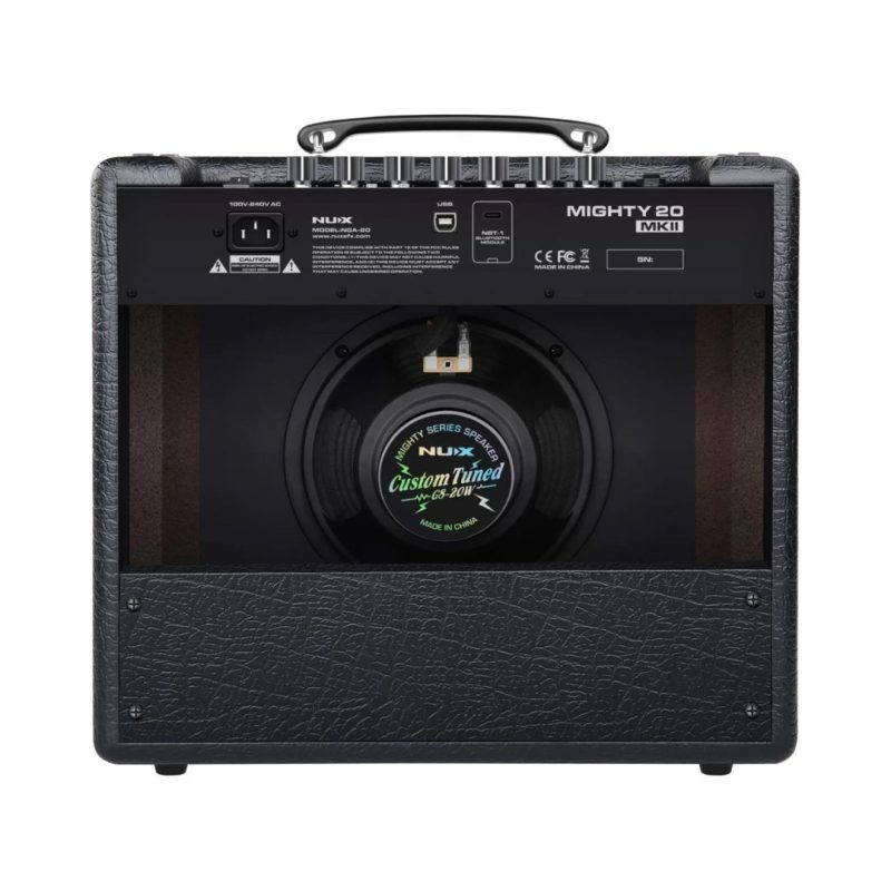 NUX Mighty 20 MKII Bluetooth Modeling Compact Guitar Amplifier - Image 5