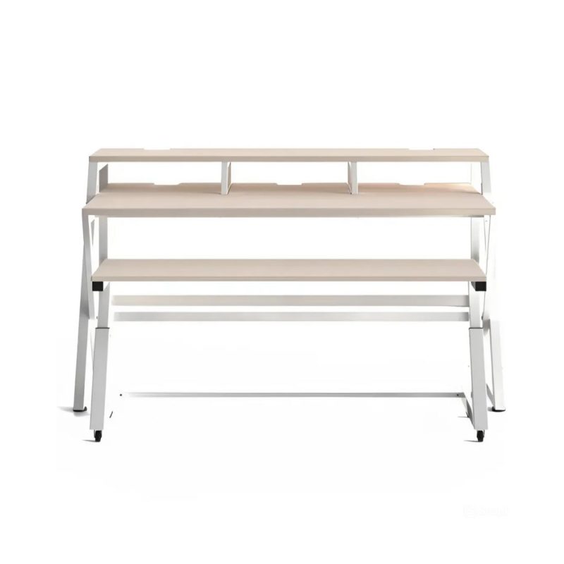 Wavebone Headquarter Workstation - Light Wood Table Bundle - Image 2