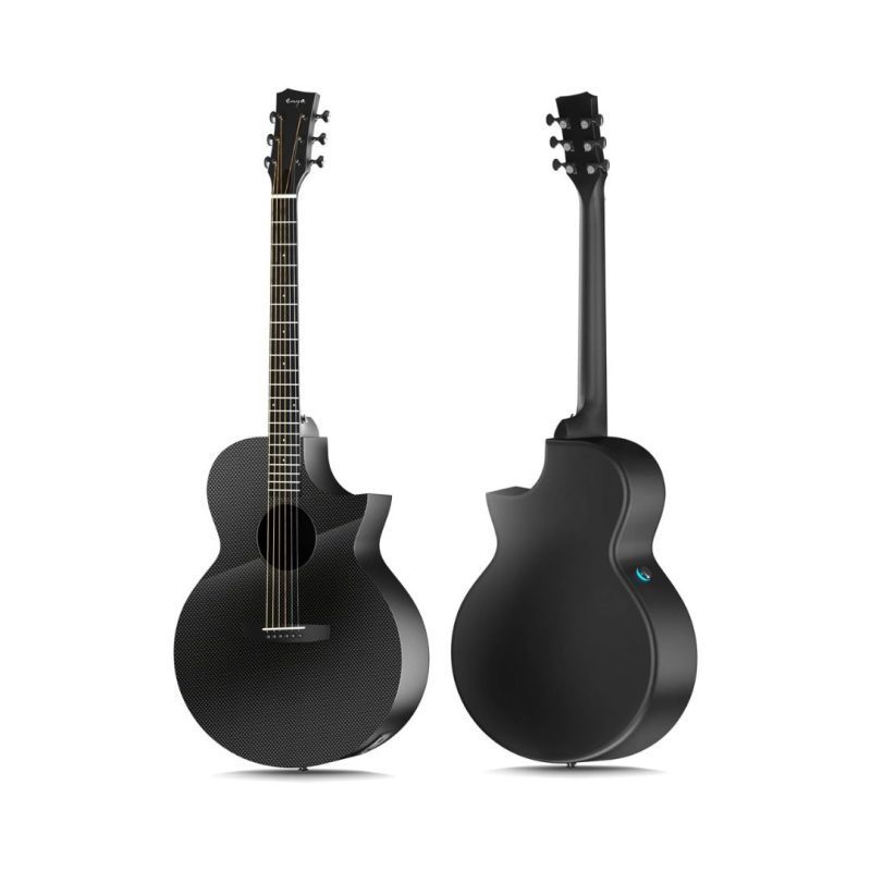 Enya X3 Pro SP1 Carbon Fiber Acoustic Electric Travel Guitar - Image 2