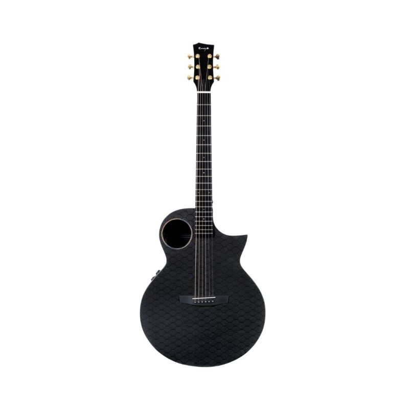 Enya X4 Pro Carbon Fiber Acoustic Electric Guitar with Case - Image 2
