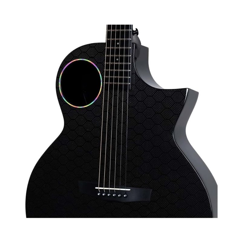 Enya X4 Pro Carbon Fiber Acoustic Electric Guitar with Case - Image 4