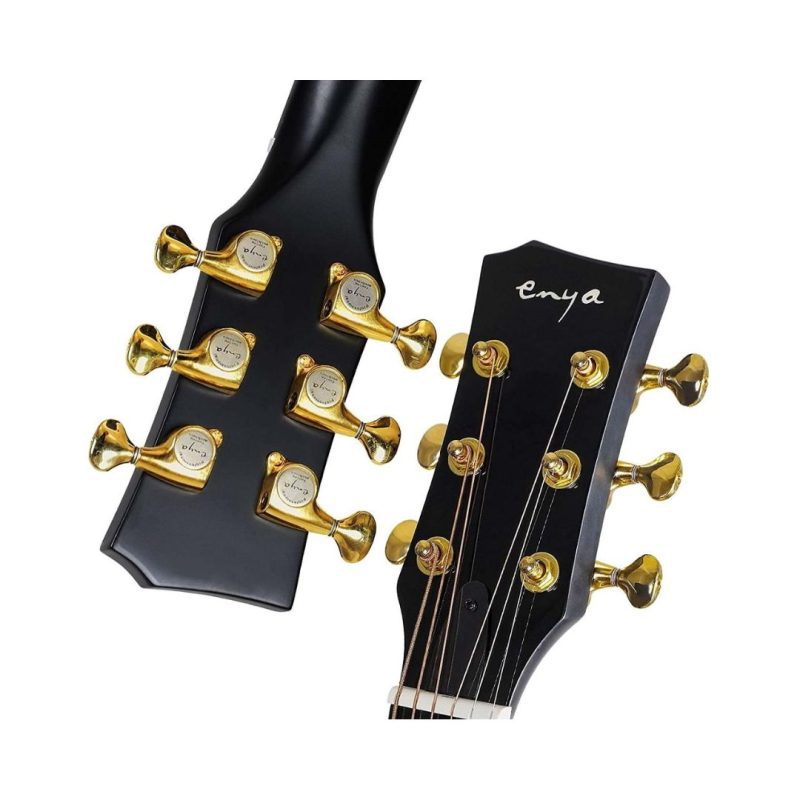 Enya X4 Pro Carbon Fiber Acoustic Electric Guitar with Case - Image 8
