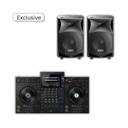 AlphaTheta XDJ-AZ with FBT JMAXX 112A Active Speakers