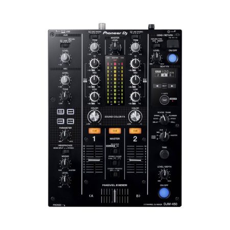Pioneer DJ DJM-450 - 2-Channel DJ Mixer with Beat FX