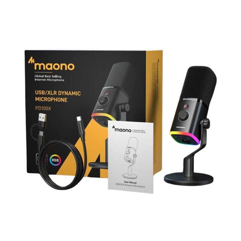 Maono PD100X USB/XLR Dynamic Microphone For Streamers - Image 4
