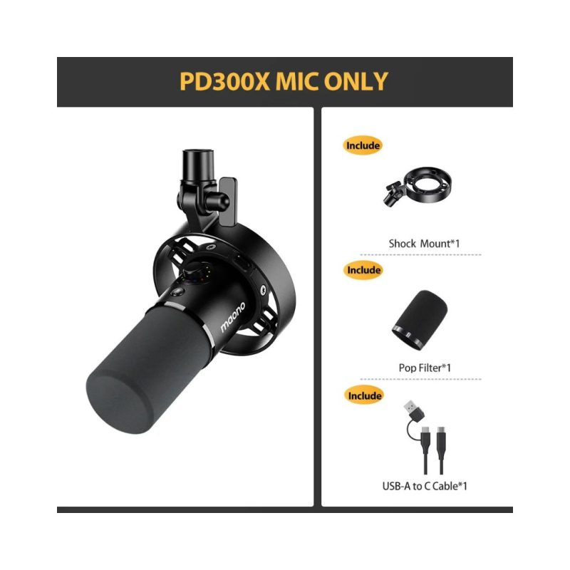 MAONO PD300X USB/XLR Dynamic Microphone - Image 5