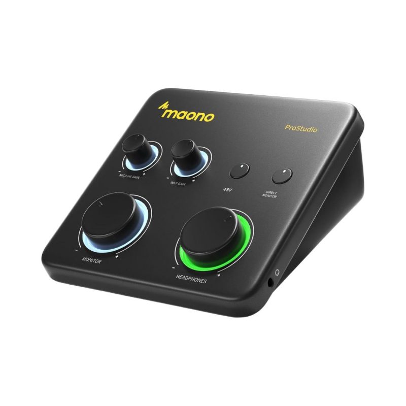Maono PS22 Lite USB Audio Interface For PC - Black - Image 2