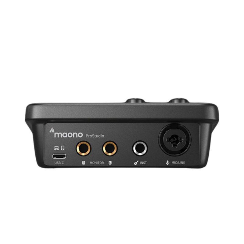 Maono PS22 Lite USB Audio Interface For PC - Black - Image 4
