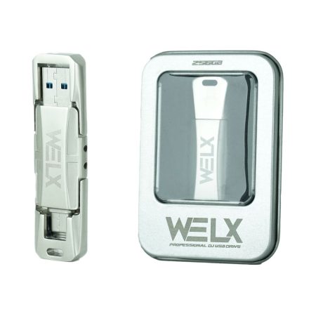 Welx Ultra Fast USB 3.2 Dual C & A Type for DJs - 128GB