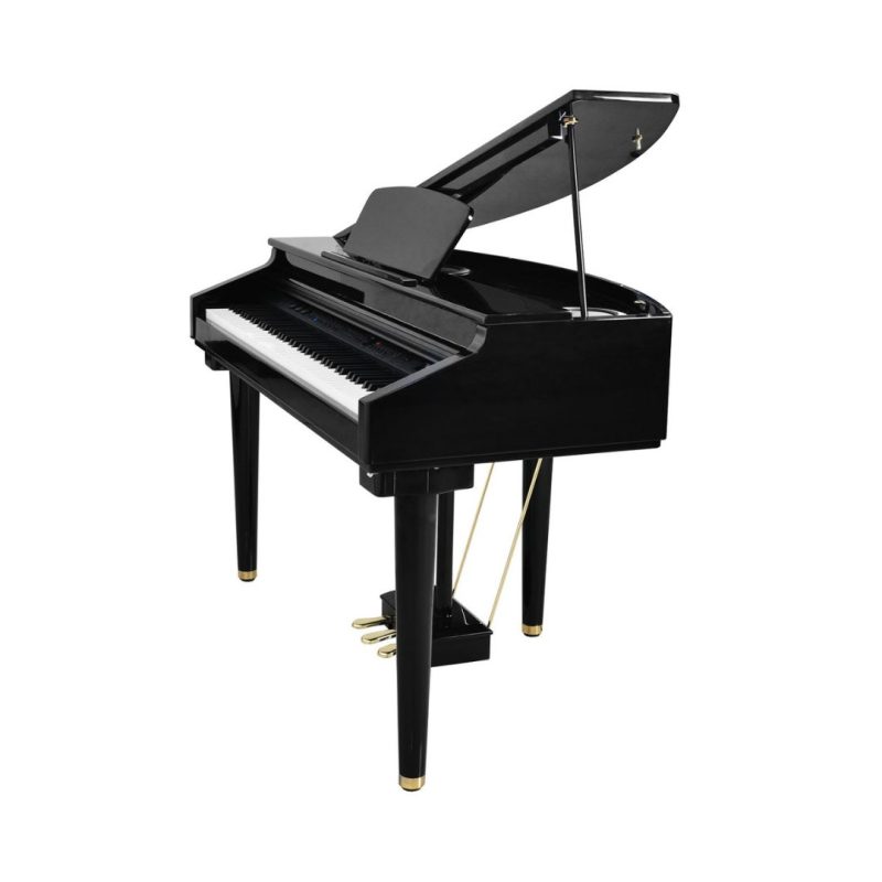 Artesia Pro AG-30 Micro Grand Digital Piano with Bench - Black - Image 3