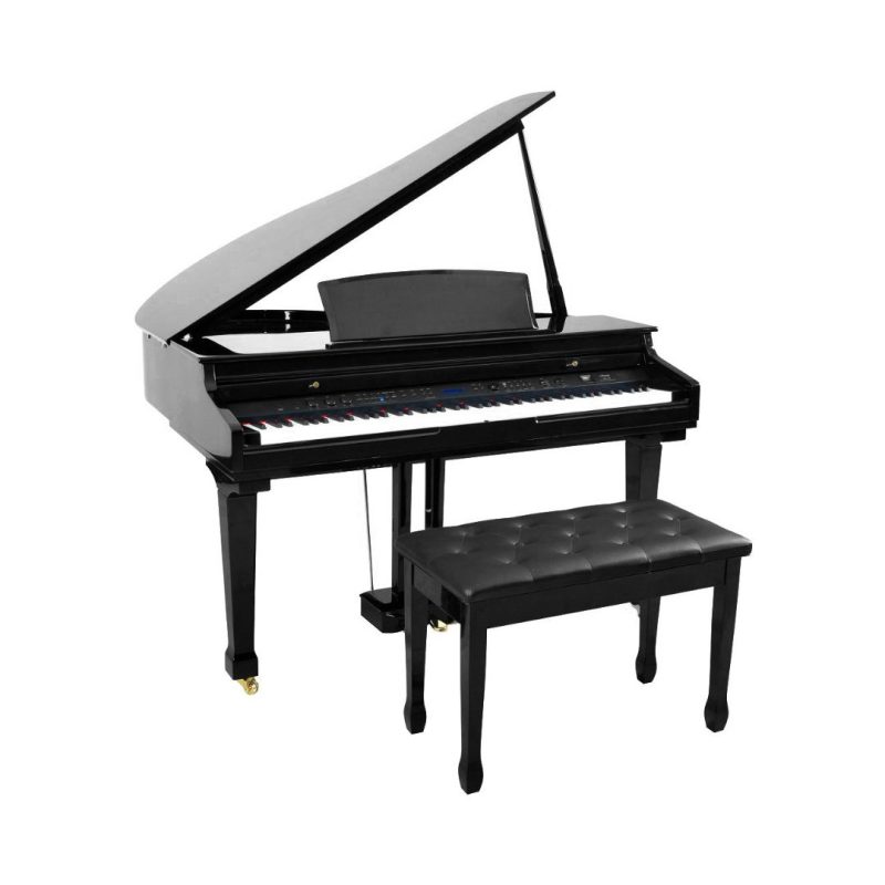 Artesia Pro AG-50 Baby Grand Digital Piano with Bench - Black - Image 2