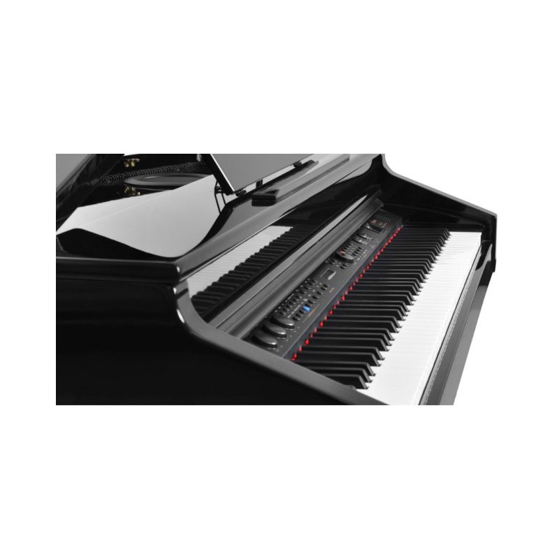 Artesia Pro AG-50 Baby Grand Digital Piano with Bench - Black - Image 6