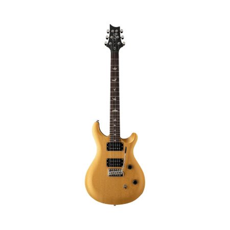 PRS Ch44MD gold electric guitar displayed prominently against a clean white background