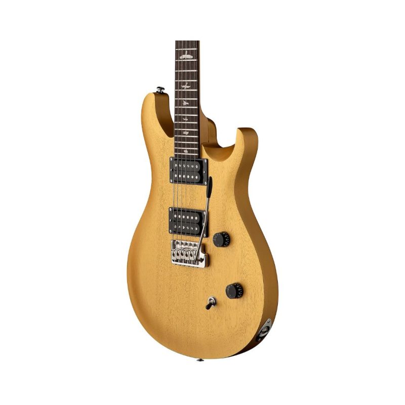 PRS SE CE 24 Standard Satin Electric Guitar - Metallic Gold - Image 3