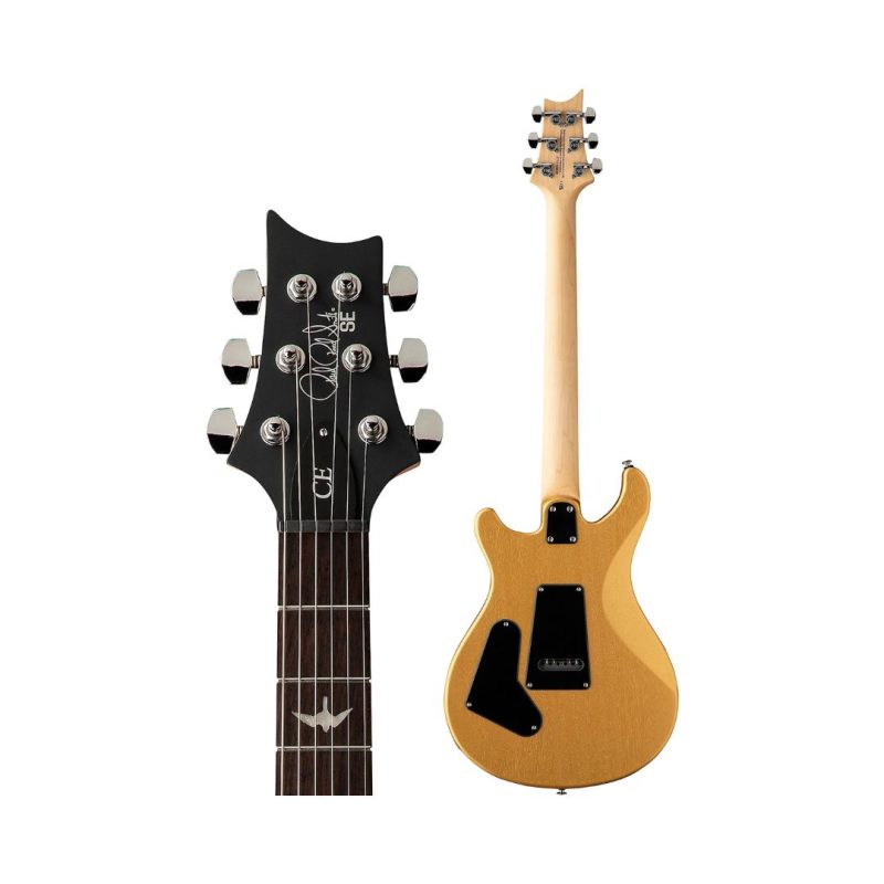 PRS SE CE 24 Standard Satin Electric Guitar - Metallic Gold - Image 5