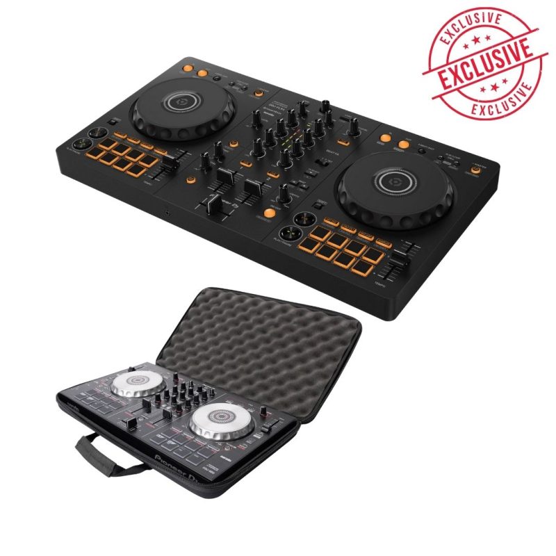 Pioneer DJ DDJ-FLX4 DJ Controller with Magma Case - Image 2