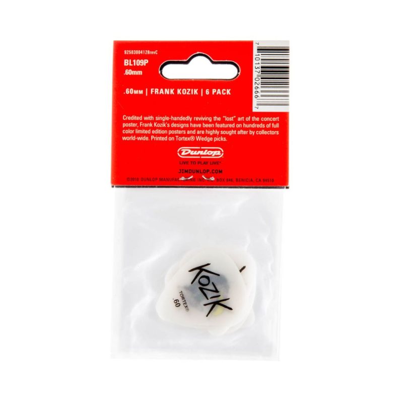 Dunlop Frank Kozik 0.73mm 6-Pack Guitar Picks - Image 3