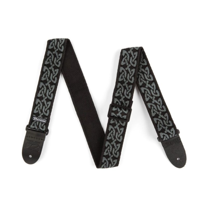 Dunlop D3814GY Classic Celtic Gray Guitar Strap - Image 2