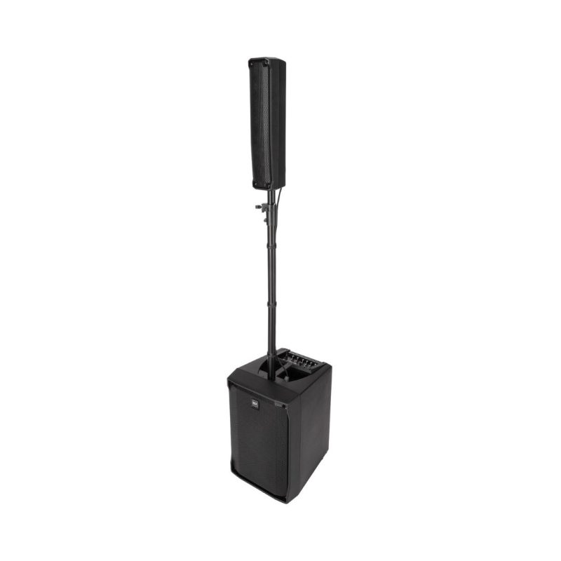 RCF EVOX JMIX8 Active 12" 2-Way 1400W Portable Line Array PA System with 8-Input Mixer (Black)