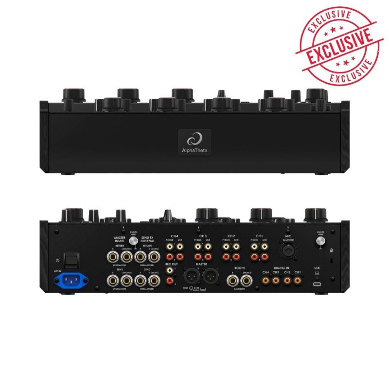 AlphaTheta Euphonia Rotary DJ Mixer with Magma Case - Image 3