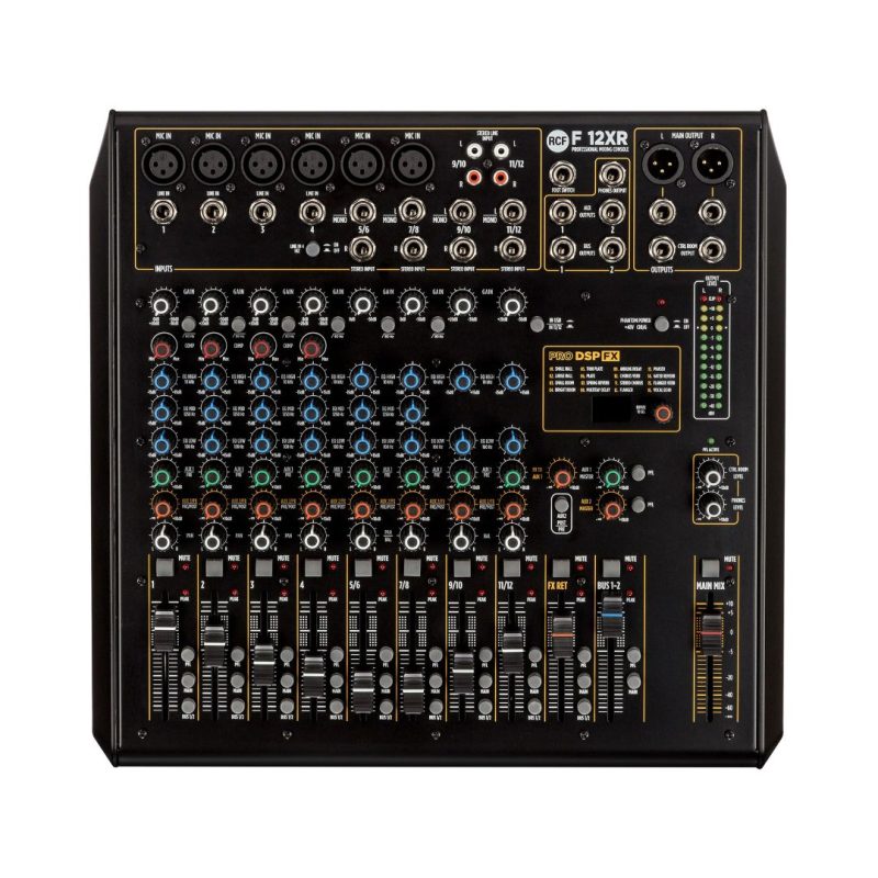 RCF F 12XR 12-Channel Mixing Console with Multi-FX