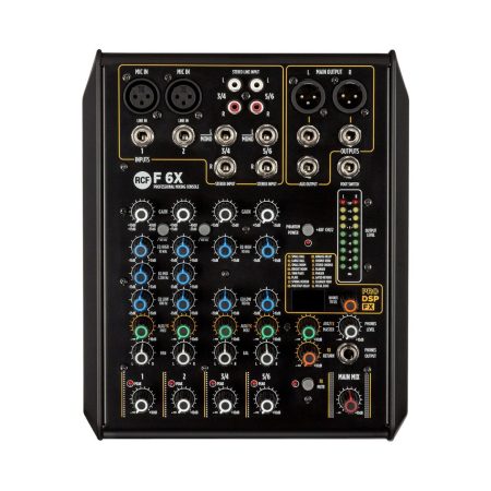 RCF F 6X 6 Channel Mixing Console with Multi-FX