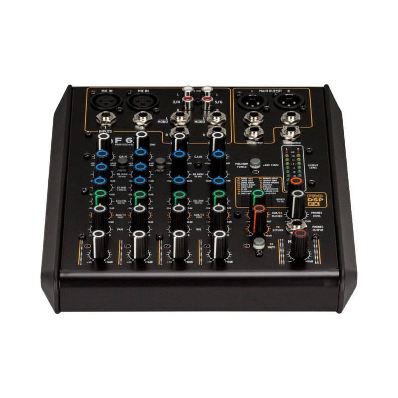 RCF F 6X 6 Channel Mixing Console with Multi-FX - Image 2