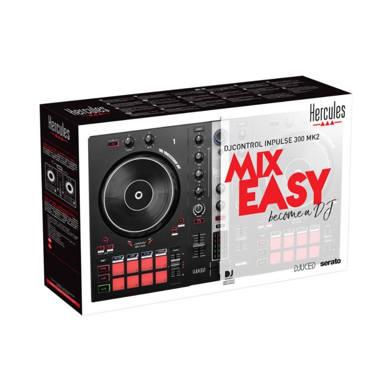 Hercules DJControl Inpulse 300 MK2 2-Deck Serato DJ Controller - Image 4