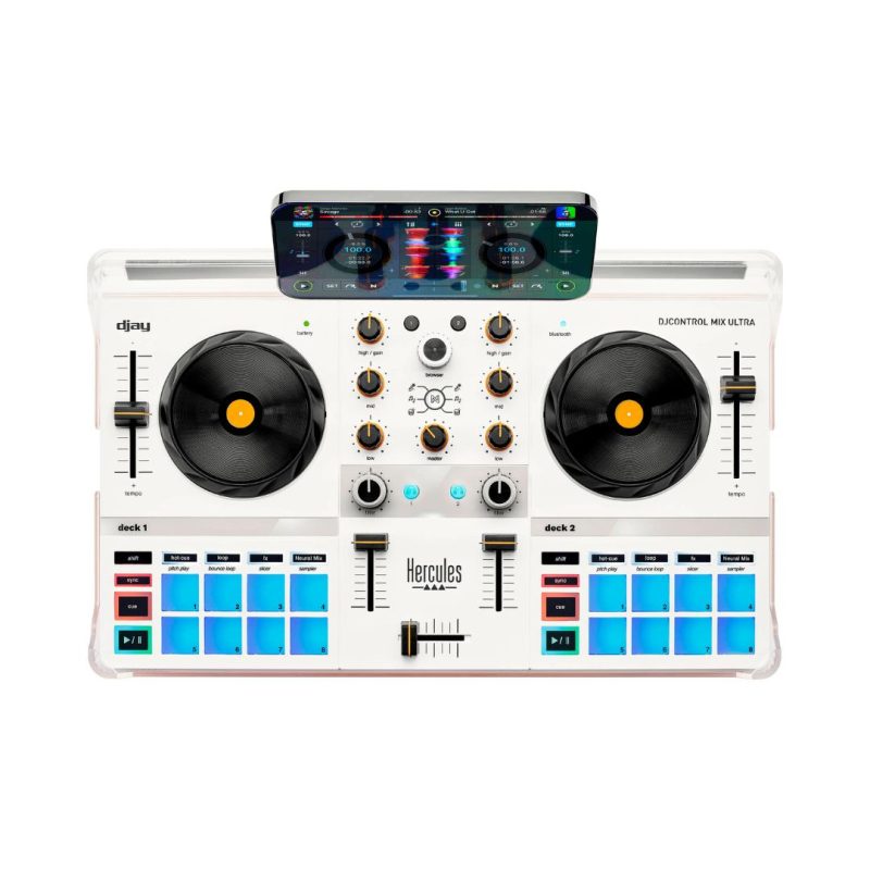 Hercules DJControl Mix Ultra DJ Controller with Protective Cover - Image 4