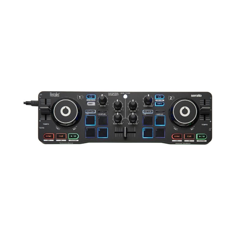 Hercules DJControl Starlight DJ Controller with Serato DJ Lite