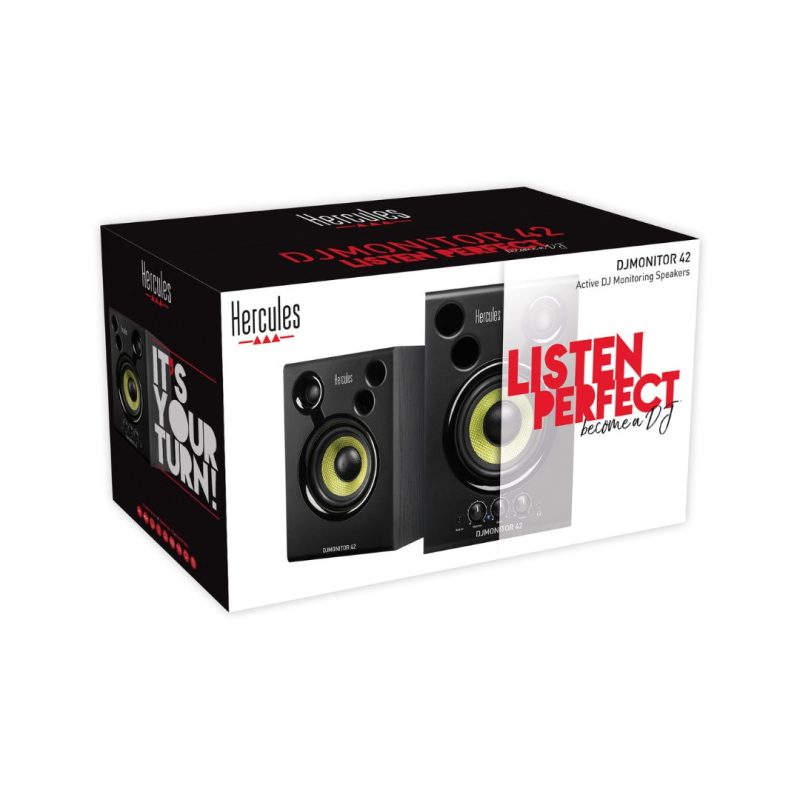 Hercules DJMonitor 42 - 4" Active Multimedia Speakers (Pair) - Image 5