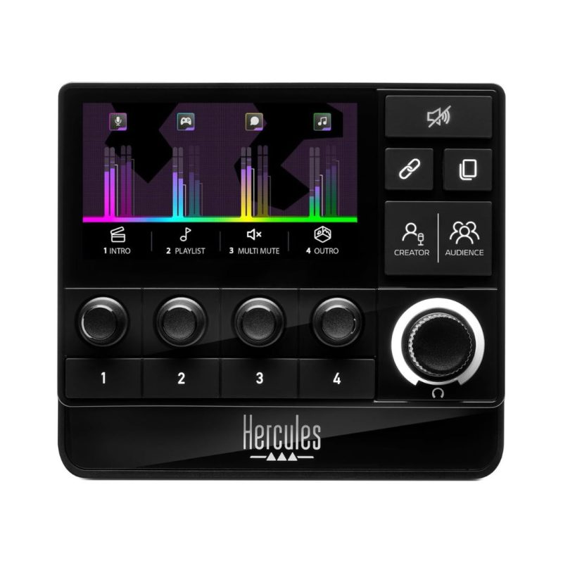 Hercules Stream 200 XLR Audio Controller with Built-in Sound Card