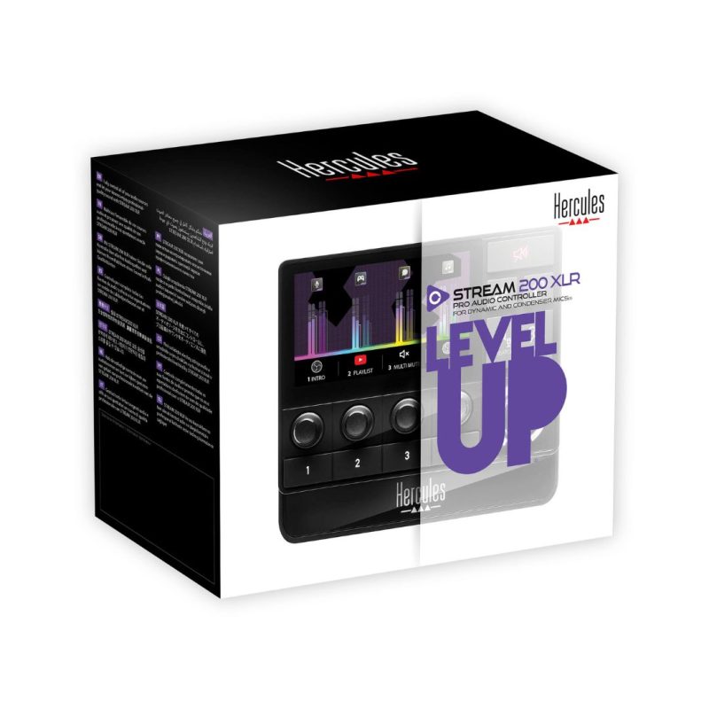 Hercules Stream 200 XLR Audio Controller with Built-in Sound Card - Image 5