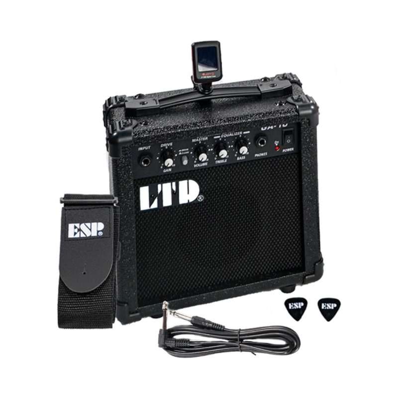ESP LTD Eclipse Series Electric Guitar Package - Black - Image 2