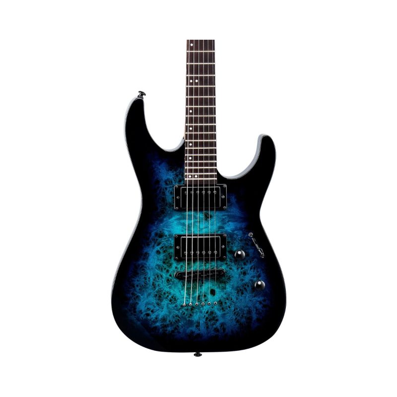 ESP LTD M-200DX Series NT Electric Guitar - Blue Burst - Image 2