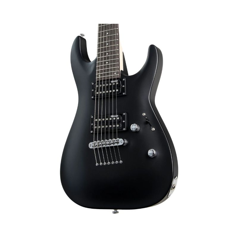 ESP LTD MH-17 Kit 7-Strings Electric Guitar with Gig Bag - Black - Image 4