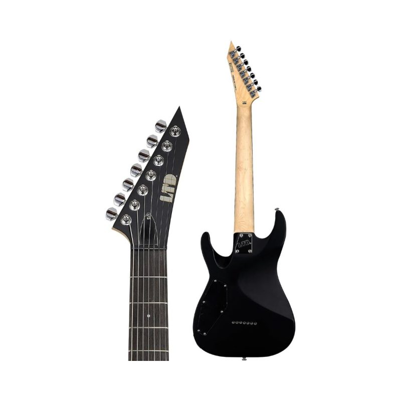 ESP LTD MH-17 Kit 7-Strings Electric Guitar with Gig Bag - Black - Image 6