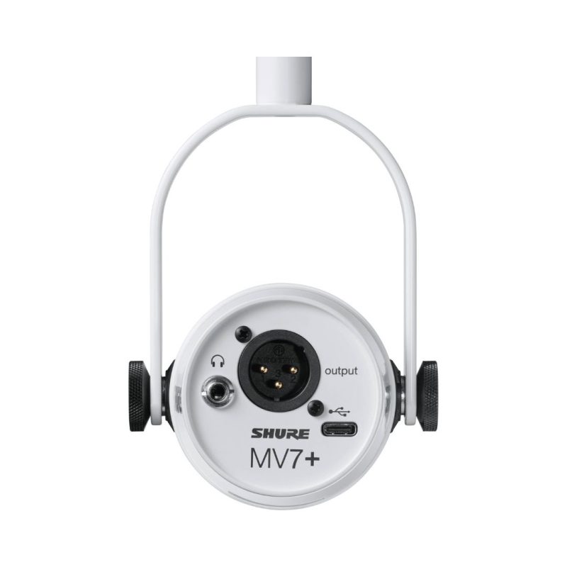 Shure MV7+ Podcast XLR/USB Microphone - (White) - Image 4