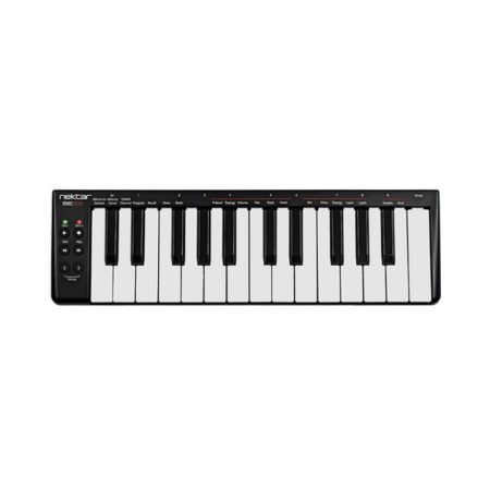 Nektar Technology SE25 Mini MIDI Keyboard Controller with 25 velocity-sensitive keys and various control features.