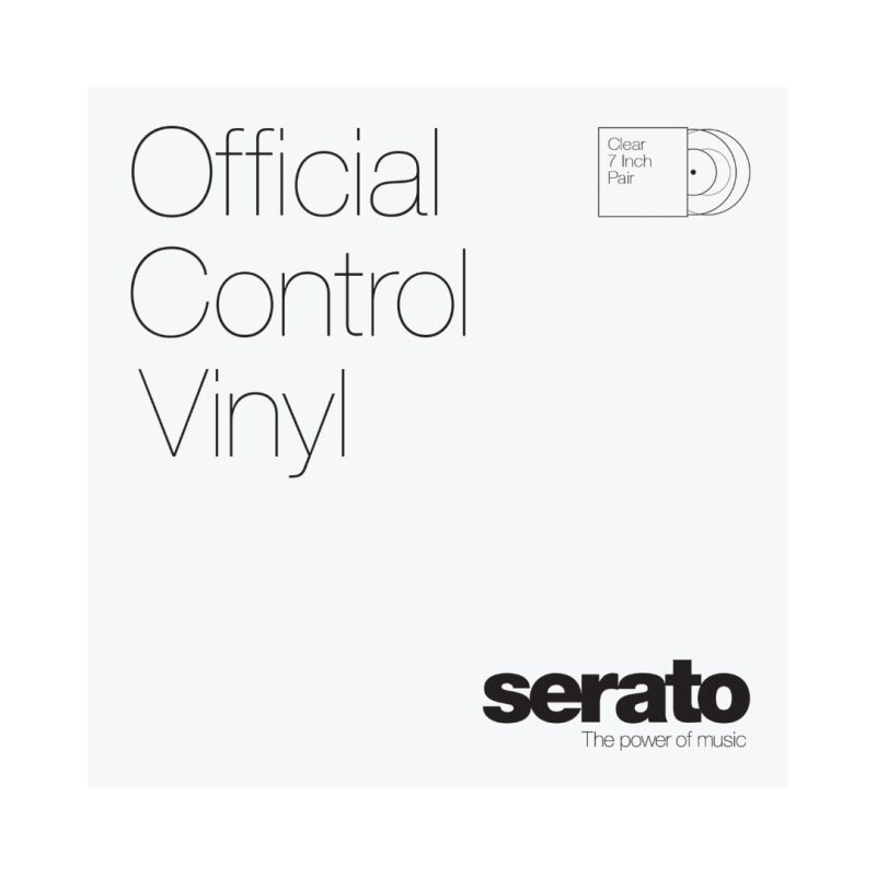 Serato Performance Series 7″ Control Vinyl Pair (Clear) - Image 2