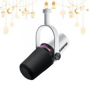 Shure MV7+ Podcast XLR/USB Microphone - (White)